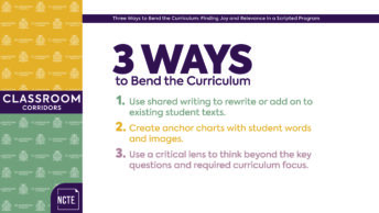 Three Ways to Bend the Curriculum (slide 2/11)