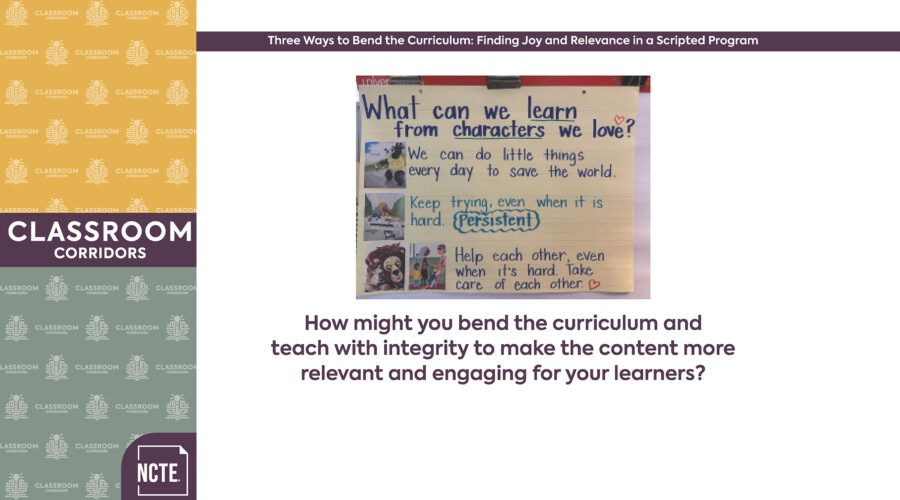 Three Ways to Bend the Curriculum (slide 10/11)