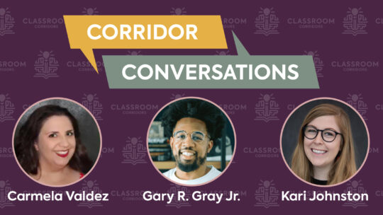 Corridor Conversation title-Valdez, Johnston