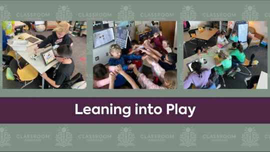 Leaning into Play title banner