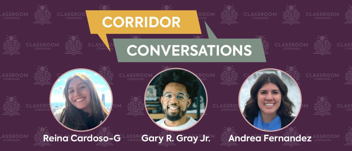 Corridor Conversations podcast title banner