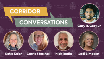 Corridor Conversations-elementary support group title slide
