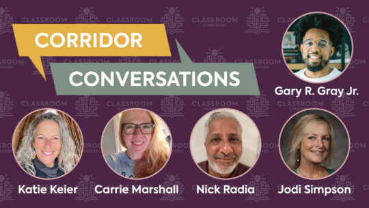 Corridor Conversations-elementary support group title slide