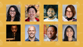 headshots of eight teachers