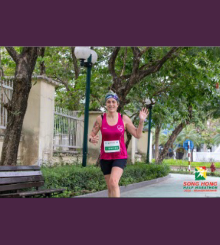 Carolyn Jeziorski running