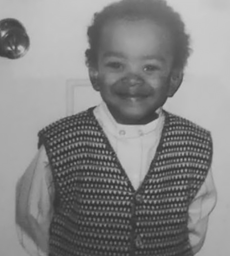 Dr. Darius Phelps as a child