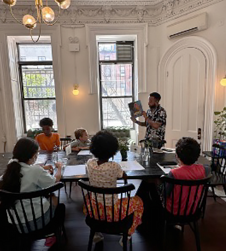 Dr.Darius Phelps leading a class