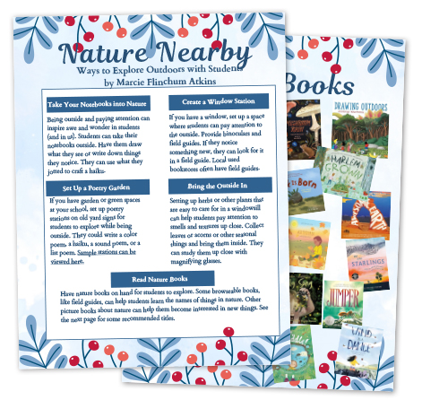 thumbnail of "Nature Nearby" teacher guide