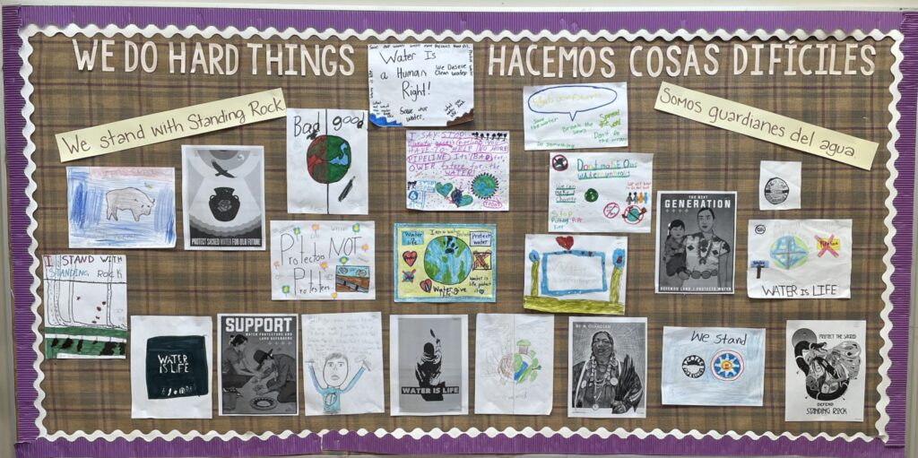 We Do Hard Things / Hacemos Cosas Dificiles bulletin board