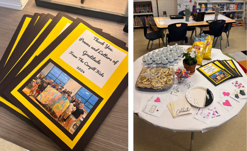 student teacher appreciation materials