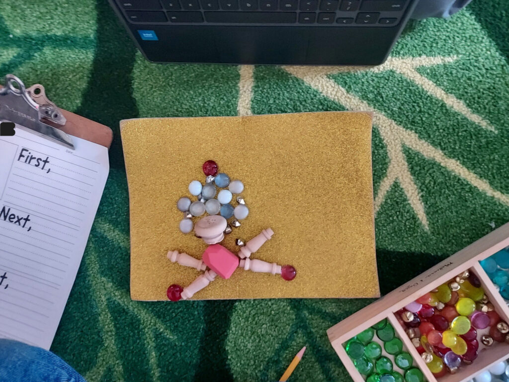 loose parts used in writing workshop