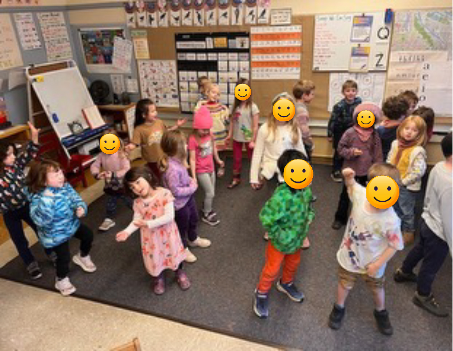 elementary classroom dance party