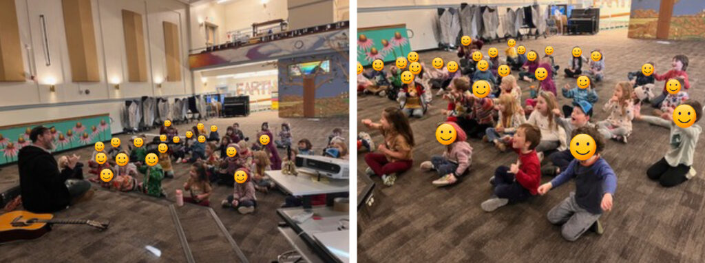 photos of elementary music classes