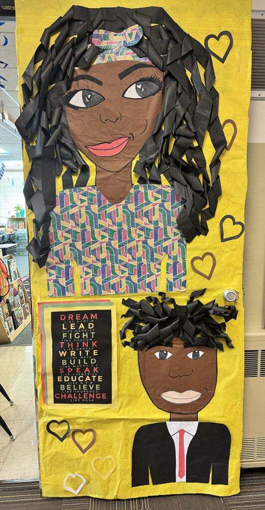 school wallhanging celebrating diversity